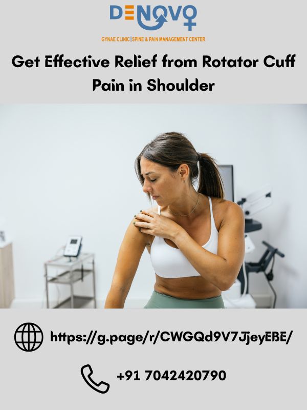 Get Effective Relief from Rotator Cuff Pain in Shoulder