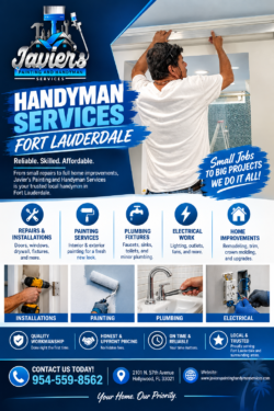 Handyman Services Fort Lauderdale | Javier’s Painting and Handyman Services