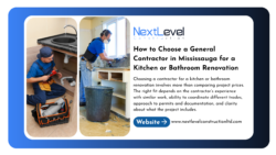 How to Choose a General Contractor in Mississauga for a Kitchen or Bathroom Renovation