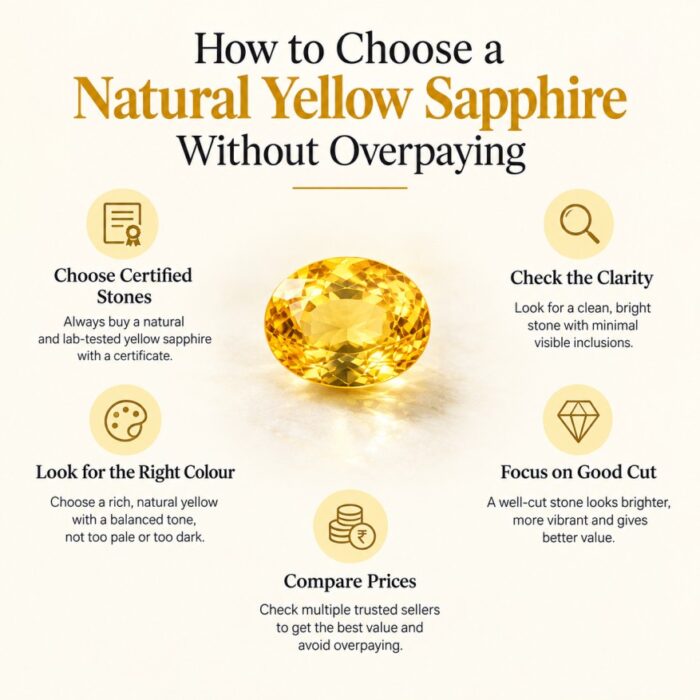 How to Choose a Natural Yellow Sapphire Without Overpaying