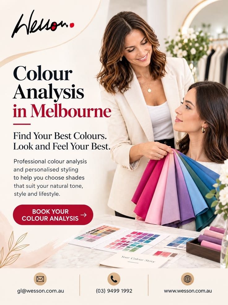 Professional Colour Analysis in Melbourne for Personalised Styling