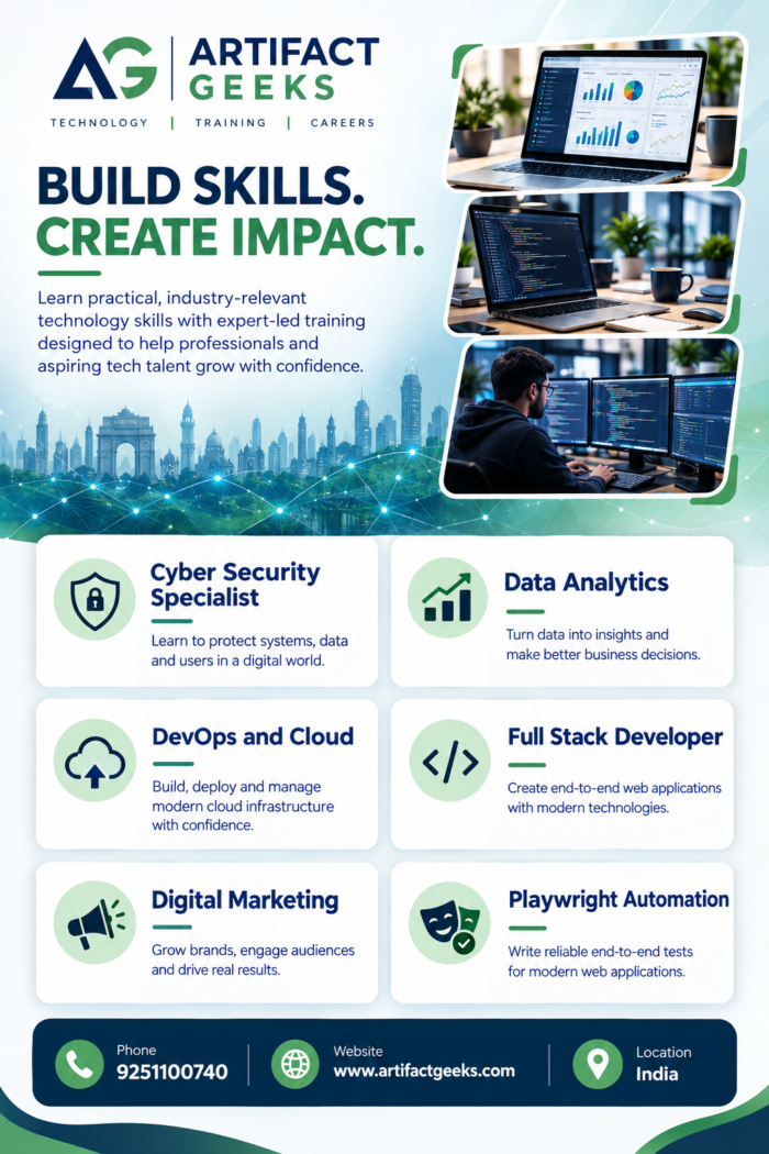 Best Data Analytics Course Near Me by Artifact Geeks