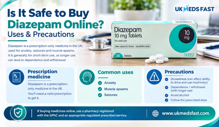 Is It Safe to Buy Diazepam Online? Uses & Precautions