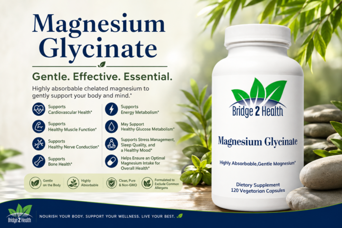 Magnesium Glycinate – Highly Absorbable Magnesium for Everyday Wellness