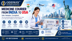 Medicine Courier from India to USA with Global Shipping Support