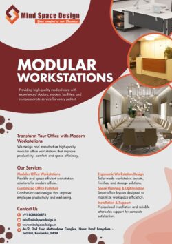 Modular Office Workstations in Bangalore | Ergonomic Solutions