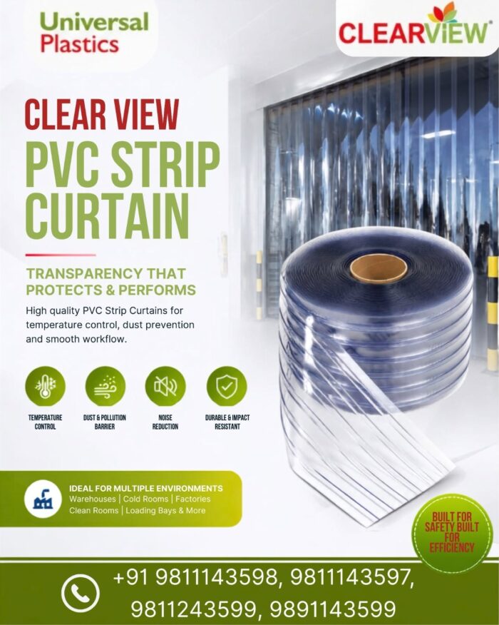 PVC Strip Curtain Installation Services Near Me | Universal Plastics