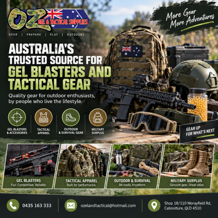 OZ Gel and Tactical Supplies – Gel Blaster Equipment