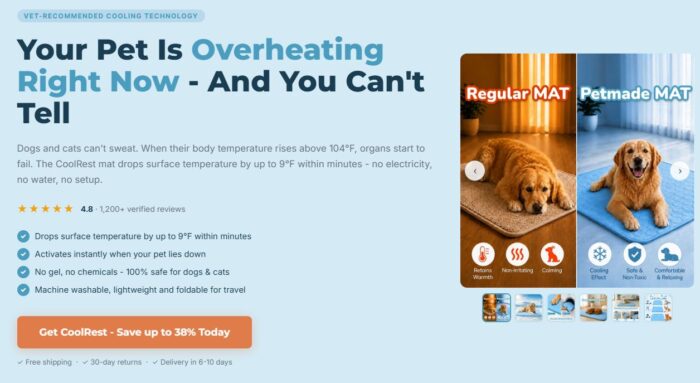 Official@- https://beastfitclub.com/petmade-coolrest/