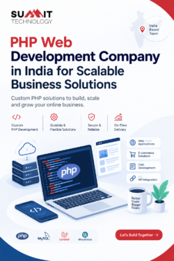 PHP Web Development Company in India for Scalable Business Solutions