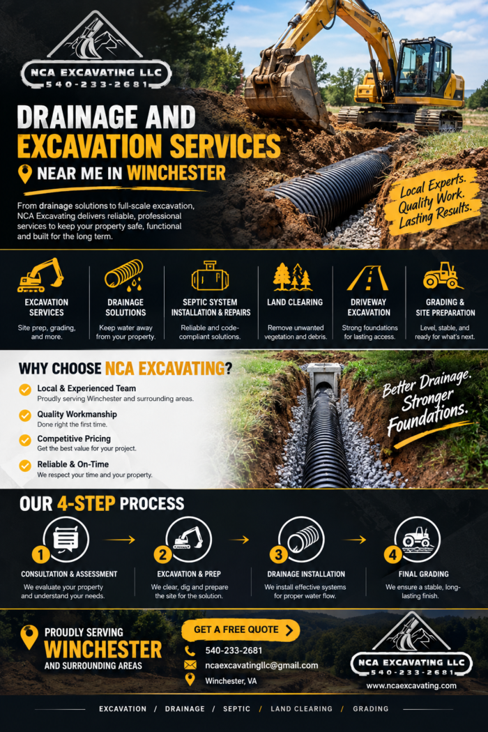 Practical Drainage and Excavation Services in Winchester