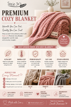 Premium cozy blanket for Soft Warmth and Relaxing Moments