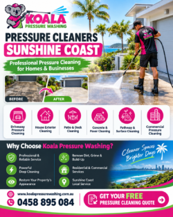 Trusted Pressure Cleaners Sunshine Coast