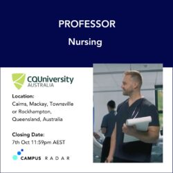 Professor of Nursing Careers Australia | CQUniversity Job Opportunity 2026