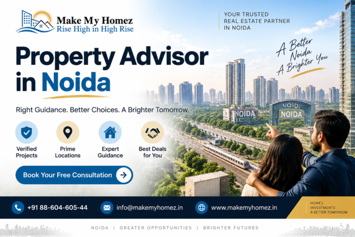 Property Advisor in Noida – Trusted Real Estate Guidance by Make My Homez