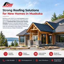 Residential New Construction Roofing Muskoka