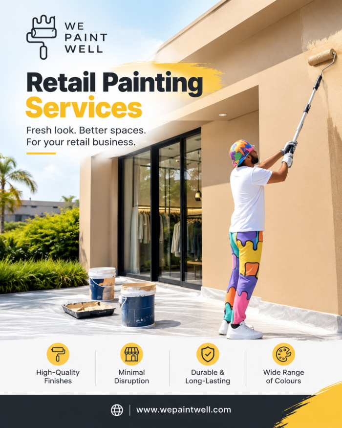Retail Painting Services for Stores and Showrooms in Dubai