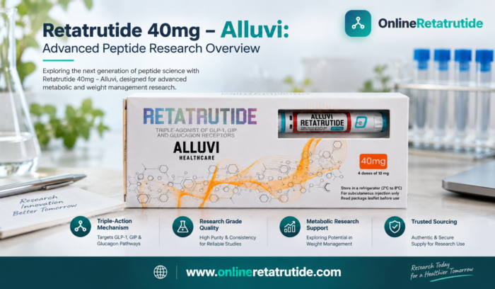 Retatrutide 40mg – Alluvi: Advanced Peptide Research Overview