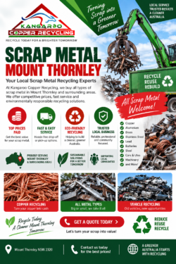 Scrap Metal Mount Thornley Recycling Services | Kangaroo Copper Recycling