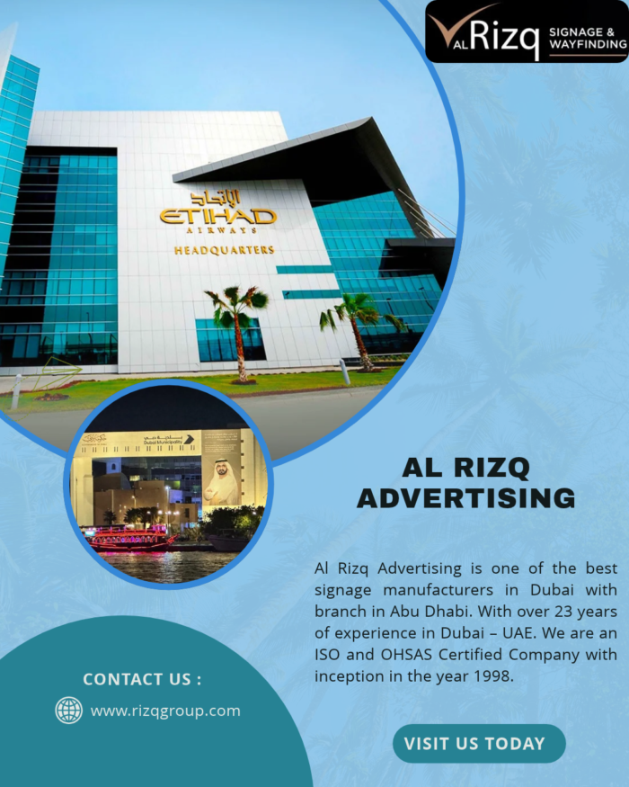 Outdoor Signage Companies in Dubai | Weather-Ready Signs