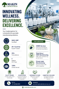 Herbal, Ayurvedic & Nutraceutical Manufacturer | Makin Laboratories