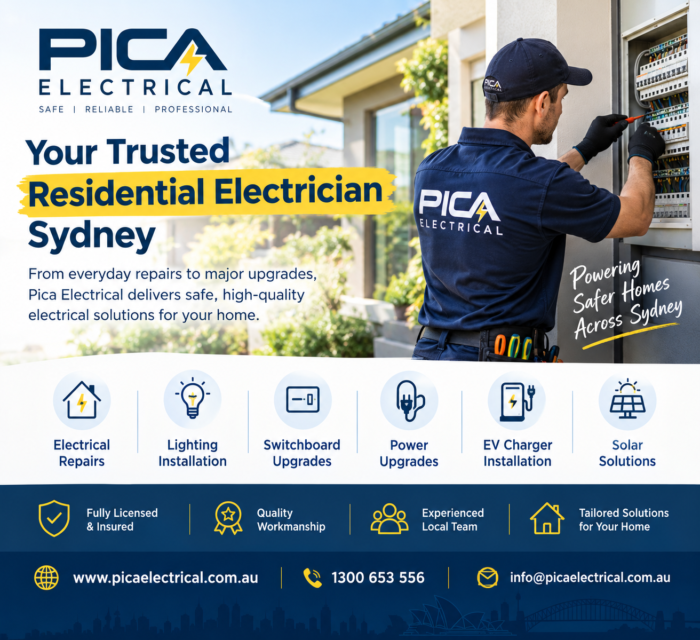 Trusted Residential Electrician in Sydney