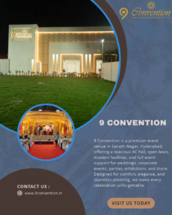 The Smartest Choice When You Use Convention Center in Hyderabad | 9 Convention