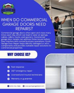 Why Should You Address Commercial Garage Door Problems Early?