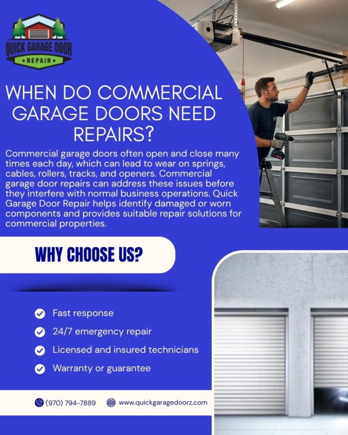 Why Should You Address Commercial Garage Door Problems Early?