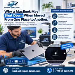 Why a MacBook May Shut Down When Moved From One Place to Another