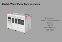 Electric Water Pump Burn-in system