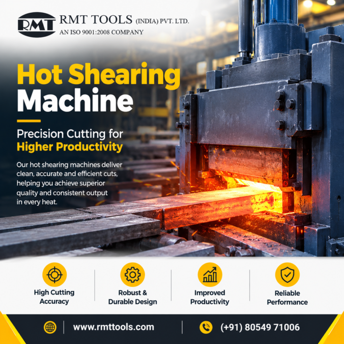 Fast, Accurate & Reliable Hot Shearing Machines by RMT Tools