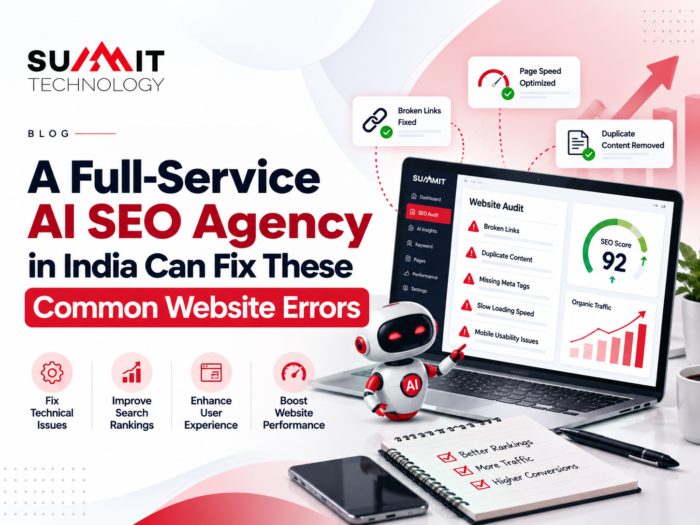 A Full-Service AI SEO Agency in India Can Fix These Common Website Errors