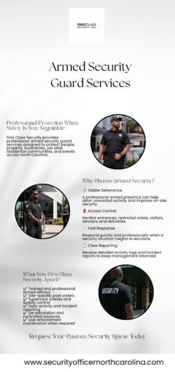 Reliable Armed Security Guard Services for Stronger Protection