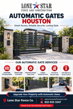 Automatic Gates Houston | Lone Star Fence & Construction