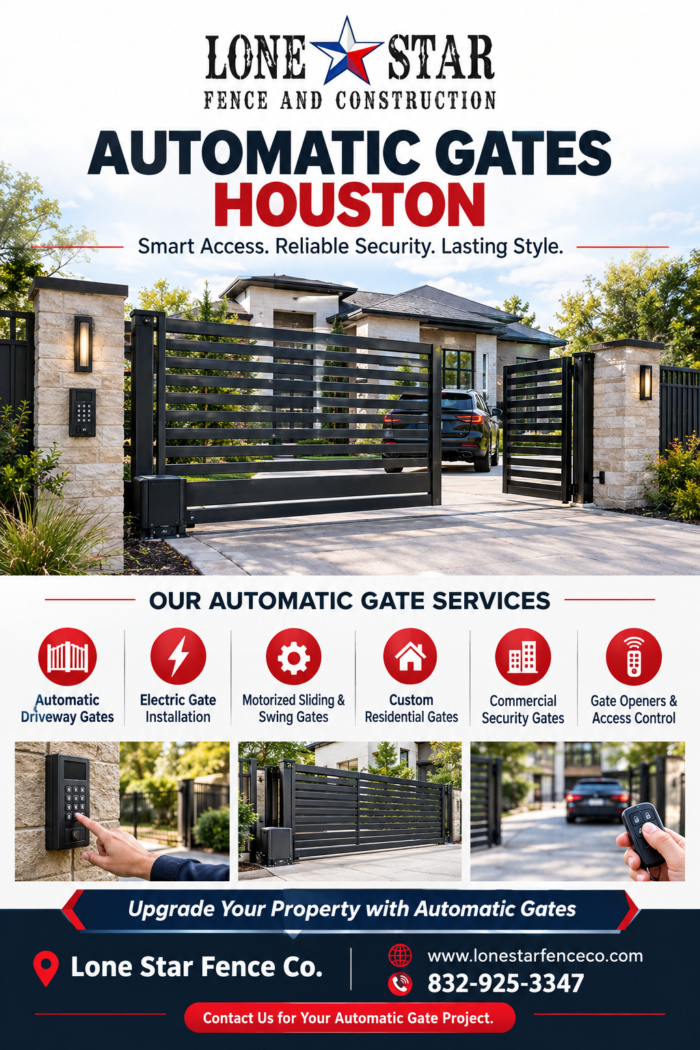 Automatic Gates Houston | Lone Star Fence & Construction