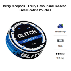 Berry Nicopods – Fruity Flavour and Tobacco-Free Nicotine Pouches