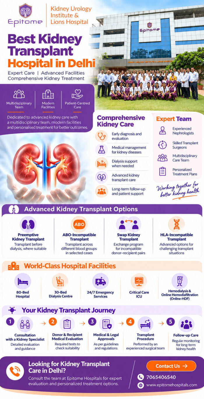 Best Kidney Transplant Hospital in Delhi: Your Guide to Expert Kidney Care