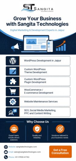 Sangita Technologies: Web Design and Development That Turns Jaipur Visitors into Customers