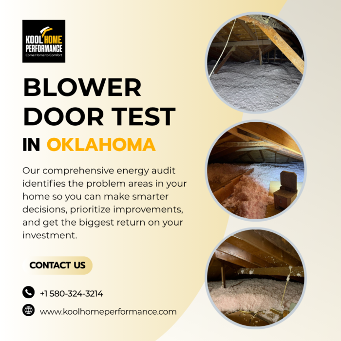 Improve Home Efficiency with a Blower Door Test in Oklahoma