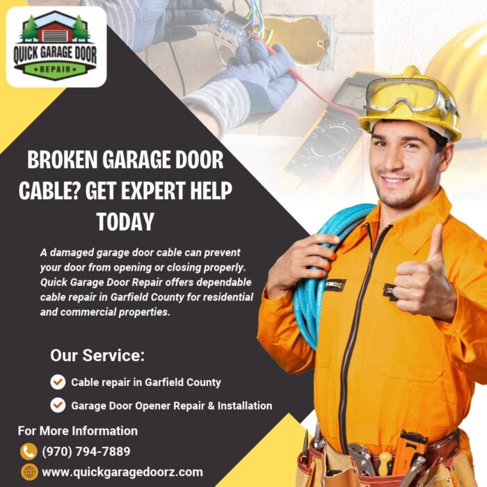 Broken Garage Door Cable? Get Expert Help Today