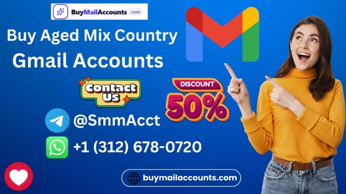 Buy Aged Mix Country Gmail Accounts – Reliable Bulk Options for Professionals