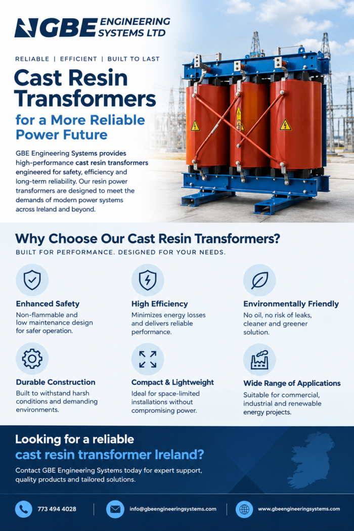 Cast Resin Transformers Ireland: Reliable & Efficient