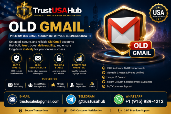 Where to Buy Old Gmail Accounts in the USA — Trusted Sellers