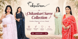 Designer Chikankari Saree Collection by Eksutram