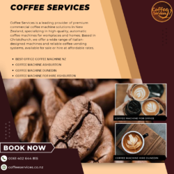 Coffee Machine Dunedin for Offices Cafes and Commercial Businesses