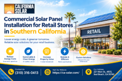 Commercial Solar Panel Installation for Retail Stores in Southern California