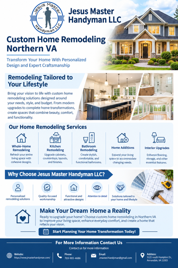 Custom Home Remodeling Northern VA