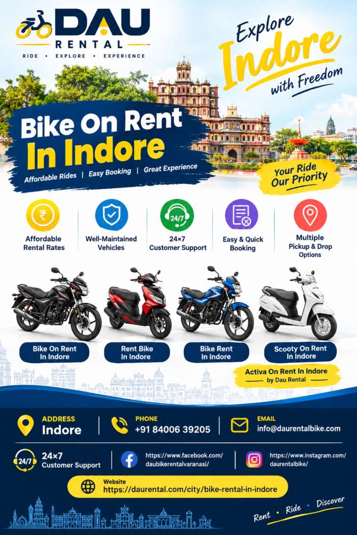 Rent Bike In Indore – Dau Rental