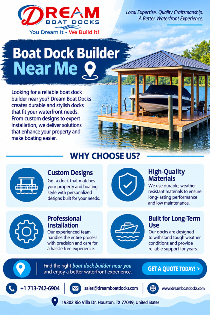 Boat Dock Builder Near Me for Custom Dock Designs